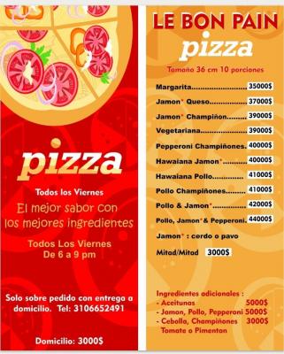 Pizza todos los viernes