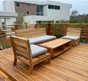 Sala exterior madera - $ 700.000